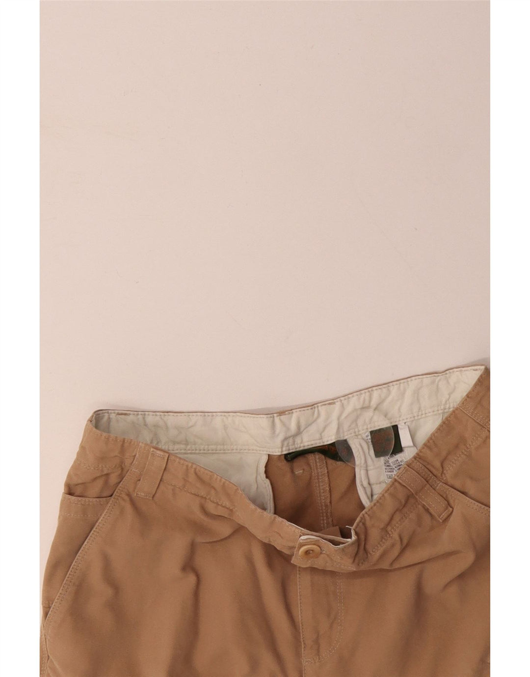 TIMBERLAND Herre Cargo Shorts W32 Medium Beige Bomuld