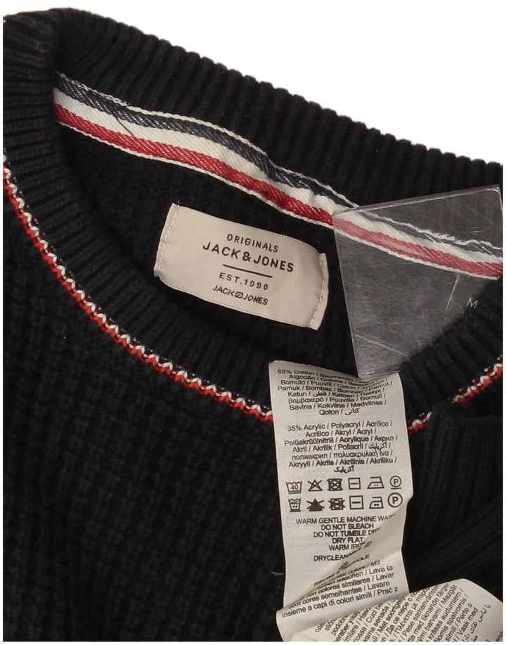 Jack & Jones Herre trøjetrøje med rund hals mellem marineblå akryl