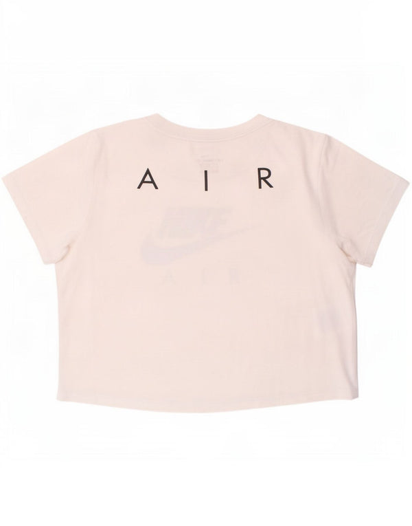 Nike piger grafisk t-shirt top 10-11 år medium hvid bomuld