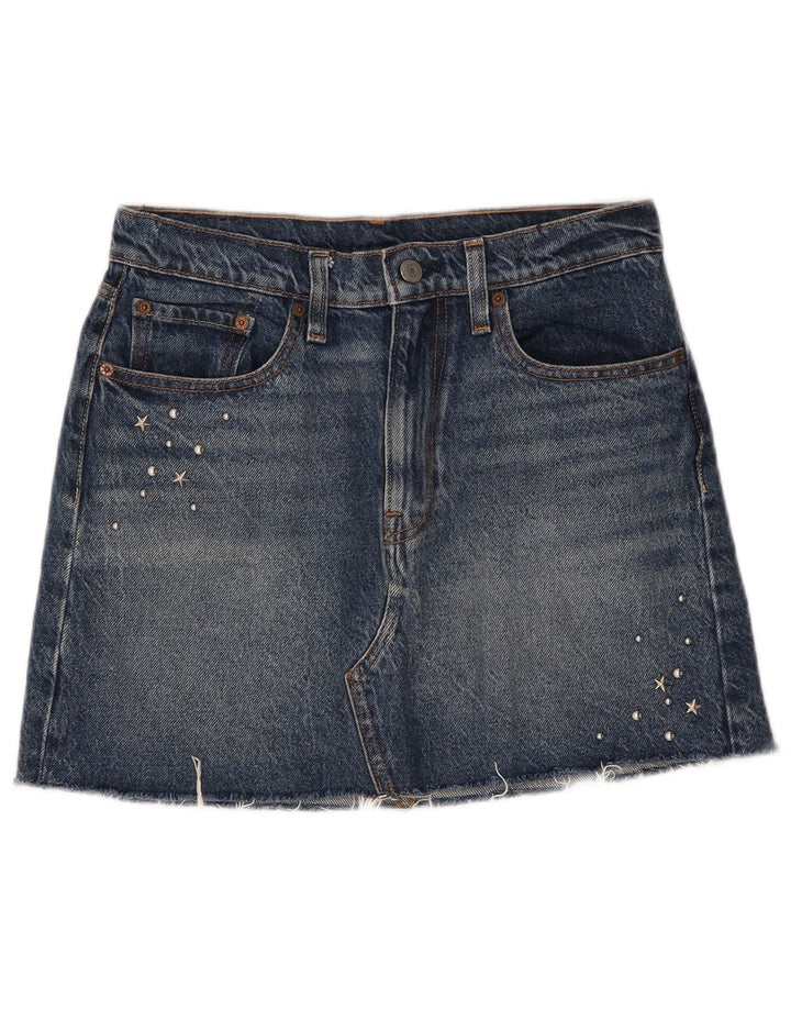 Levi's Dame Denim Nederdel W27 Lille Blå