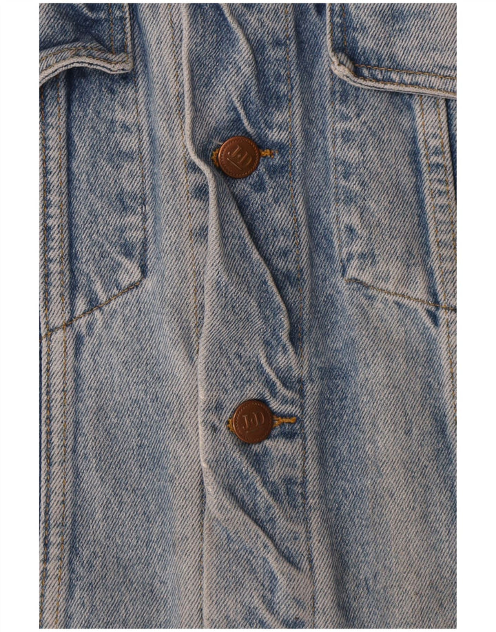Vintage Herre denimjakke UK 38 Medium Blue Cotton