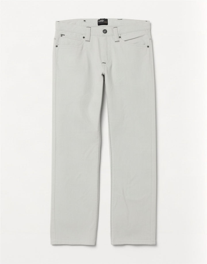 Lee Dame Zed Straight Jeans W31 L30 Hvid Bomuld