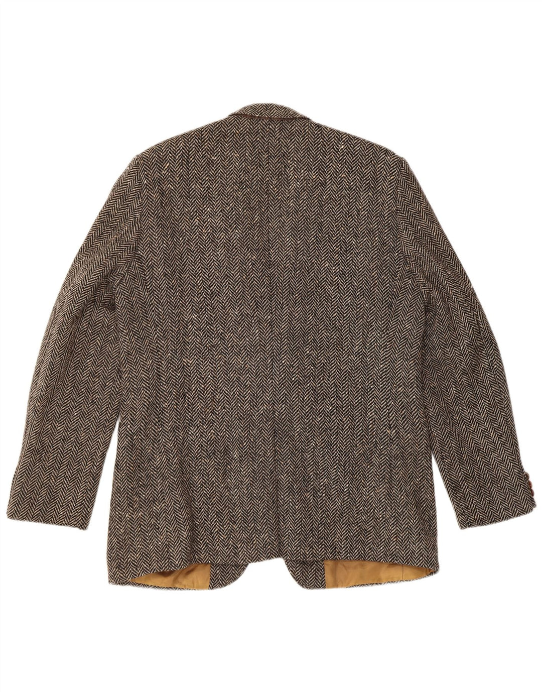 GERRARD MARLBORO Herre Donegal Tweed Blazer Jacket UK 38 Medium Brown