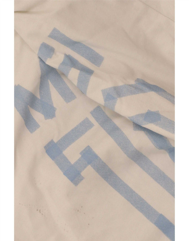 Adidas Herre MESSI Grafisk T-Shirt Top Stor Hvid Bomuld