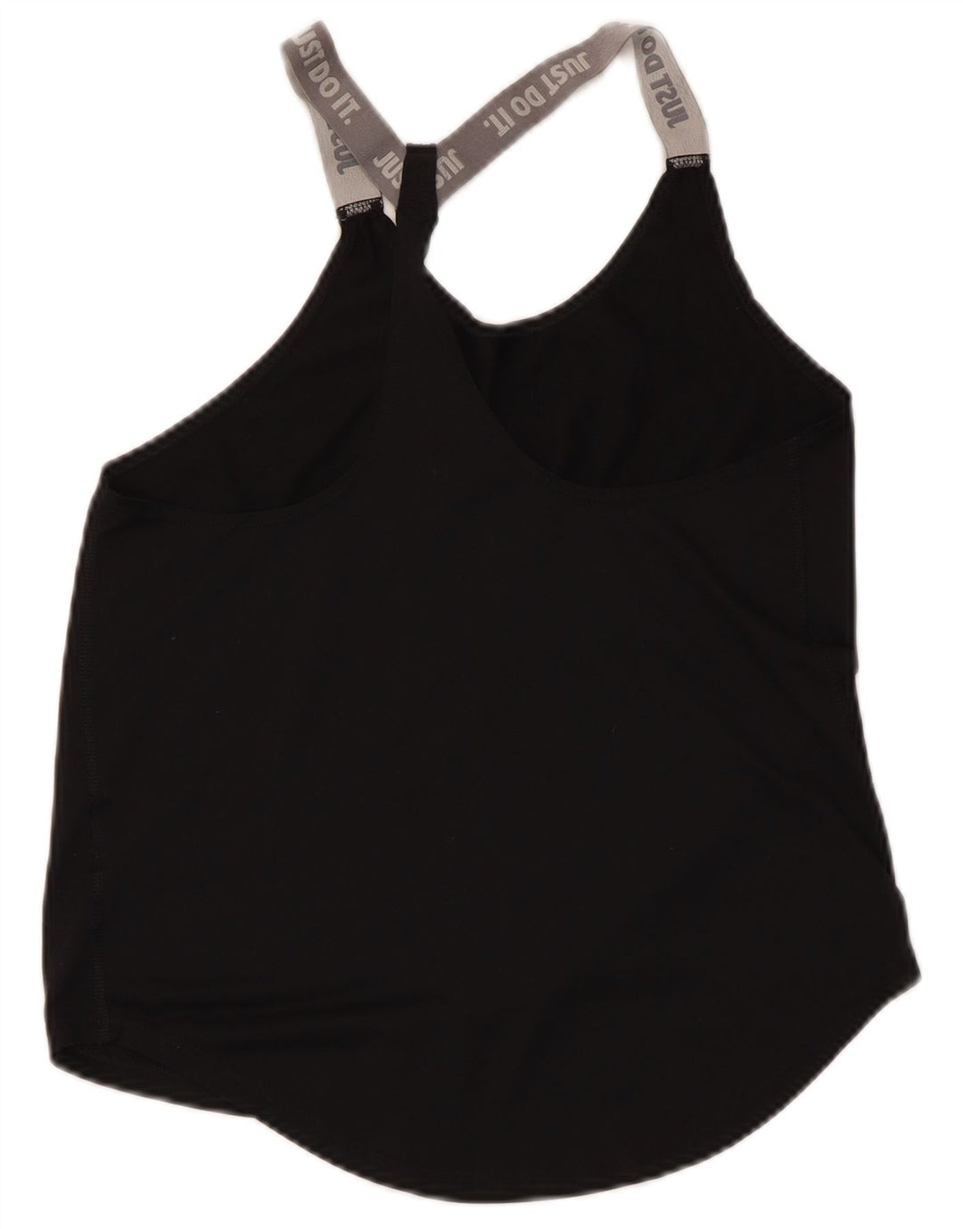 Nike Dame Grafisk Vest Top UK 8 Small Black Colourblock Polyester