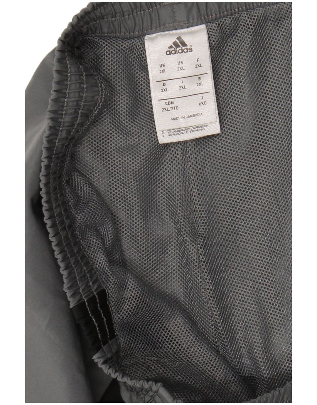 Adidas Herre Sportshorts 2XL Grå Colourblock Polyester