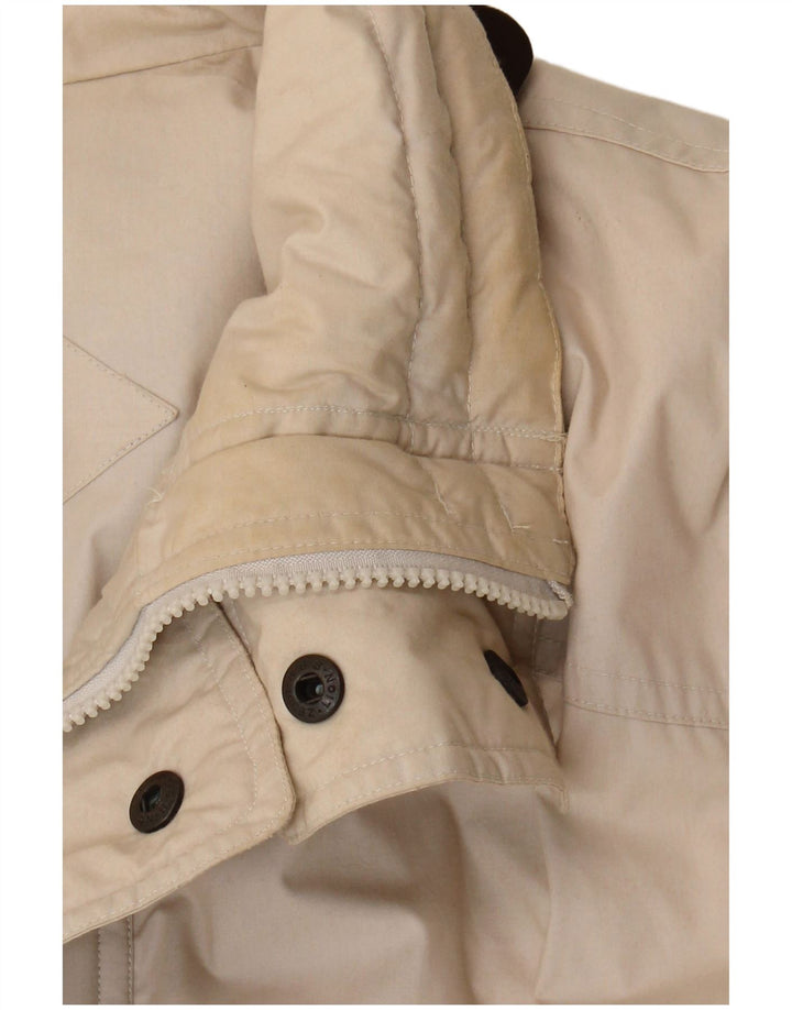 Vintage polstret herrefrakke UK 42 XL Beige