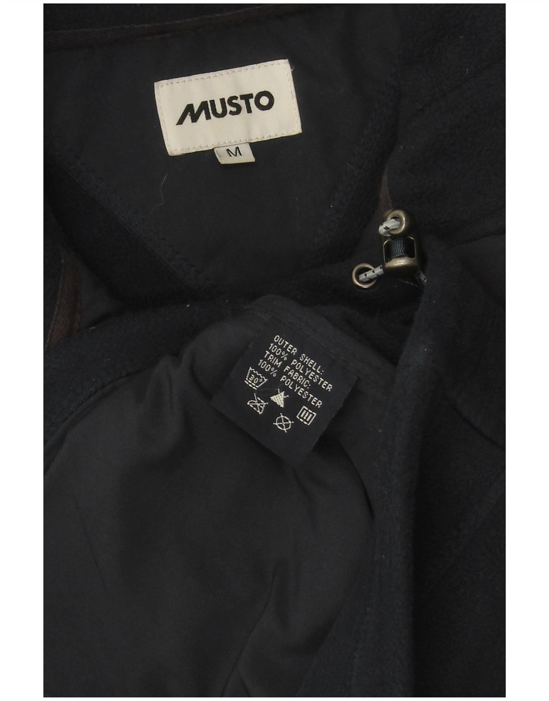 Musto Herre Fleecejakke UK 38 Medium Navyblå Polyester