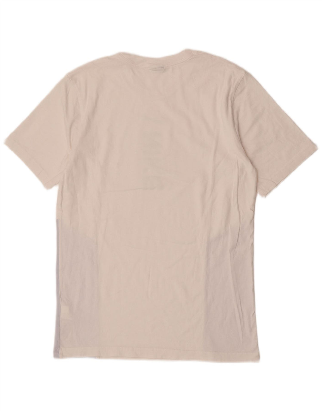 Nike Herre grafisk T-shirt Top Medium White Colourblock Bomuld