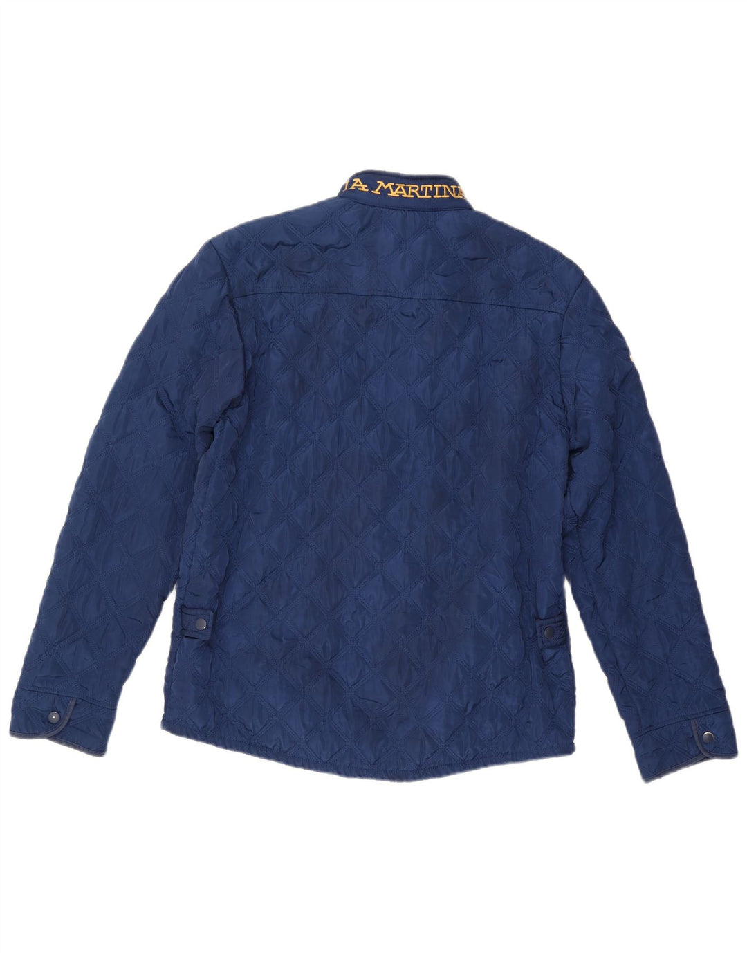 LA MARTINA Dame grafisk quiltet jakke UK 20 2XL Navy Blue