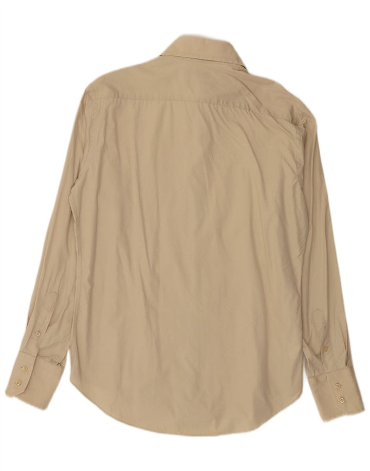 Zara Herreskjorte XL Beige Bomuld