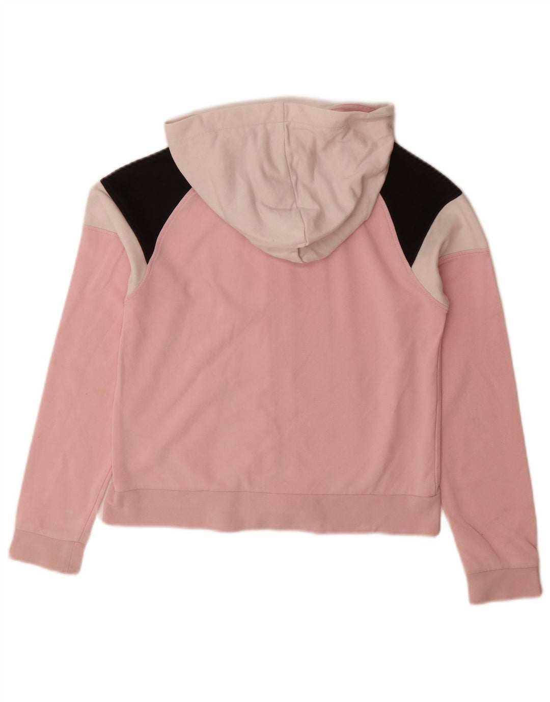 ELLESSE piger grafisk hættetrøje med lynlås 11-12 år Pink Colourblock