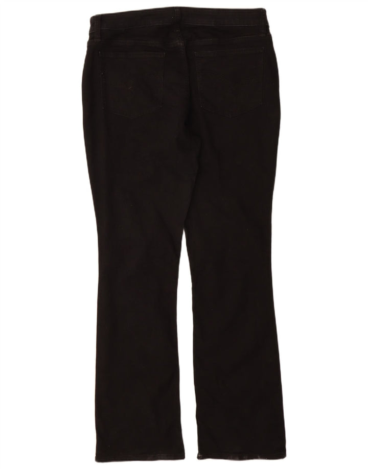 Lee Dame Mid Rise Bootcut Jeans US 16 2XL W36 L32 Sort Bomuld