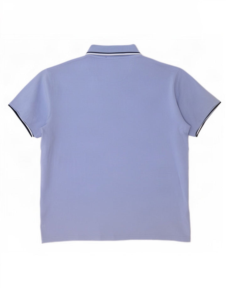 Champion Herre Polo Shirt 2XL Blå Stribet