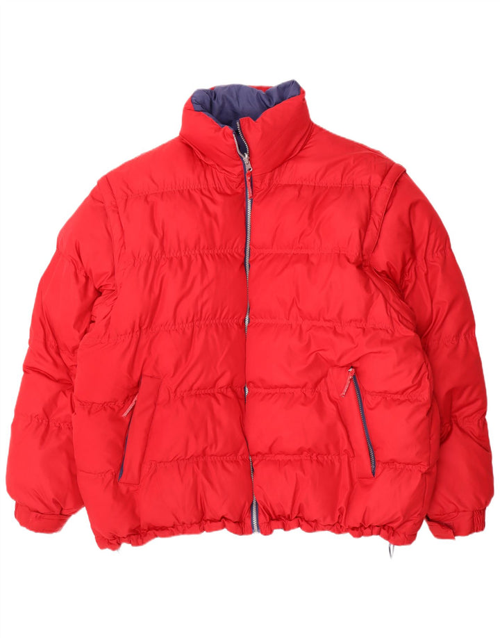 Explorer Herre Vendbar polstret jakke UK 44 2XL Rød Polyester
