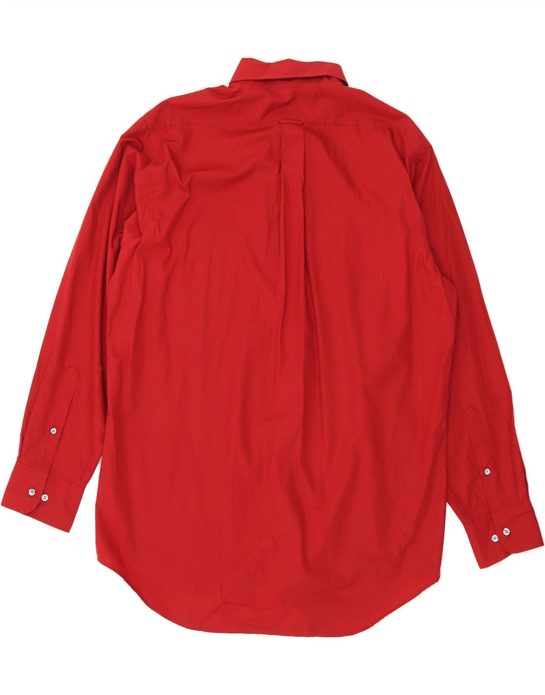 IZOD Mens Shirt Size 16 1/2 Large Red Cotton Vintage Izod and Second-Hand Izod from Messina Hembry 