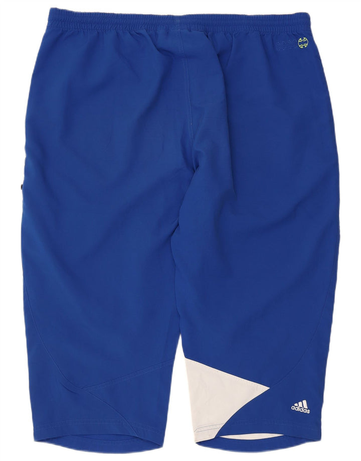 Adidas Herre Climalite Graphic Bermuda Sportshorts XL Blå Colourblock