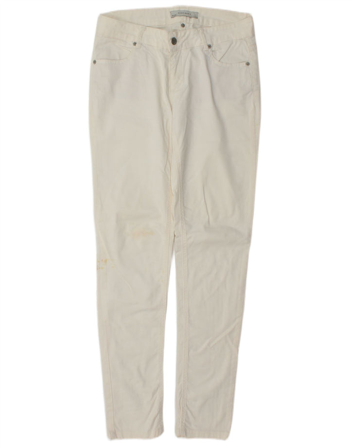 Zara Dame Skinny Jeans EU 40 Medium W30 L31 Hvid