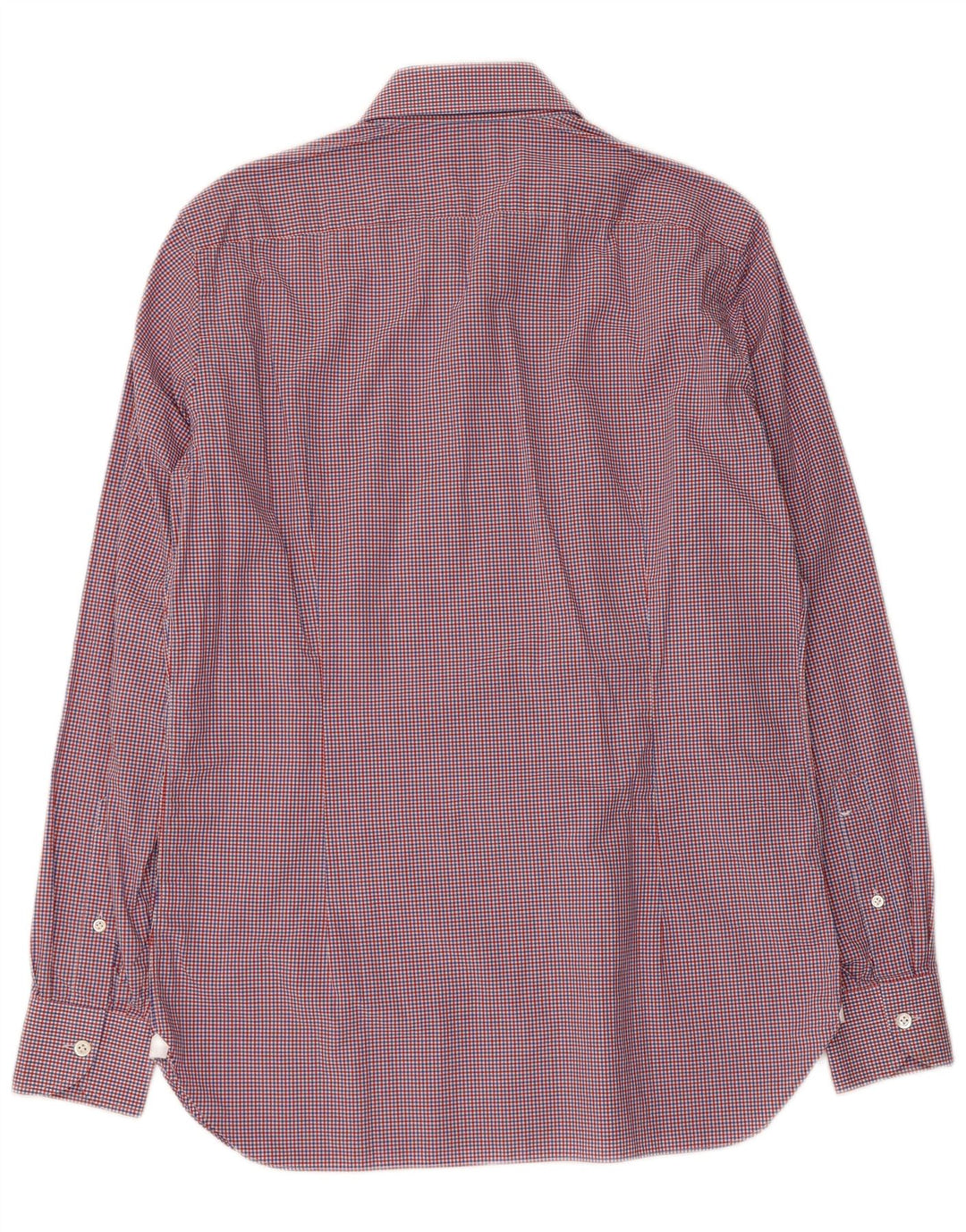 BORRELLI Herreskjorte str. 39 15 1/2 Medium Flerfarvet ternet bomuld