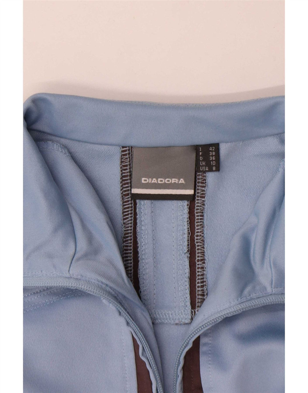 Diadora Womens Oversized træningsdragt Topjakke UK 10 Small Blue Polyester