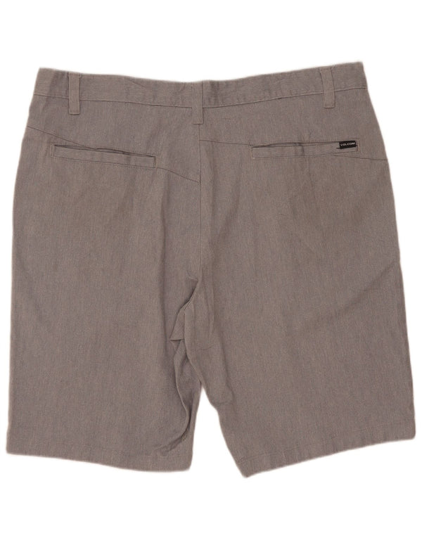 Volcom Herre Chino Shorts W38 XL Grå Bomuld