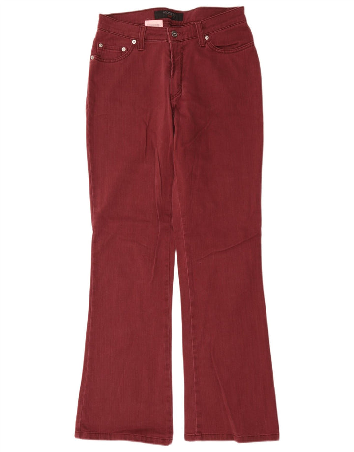 Pioneer Dame Bootcut Jeans IT 42 Medium W30 L31 Bourgogne bomuld