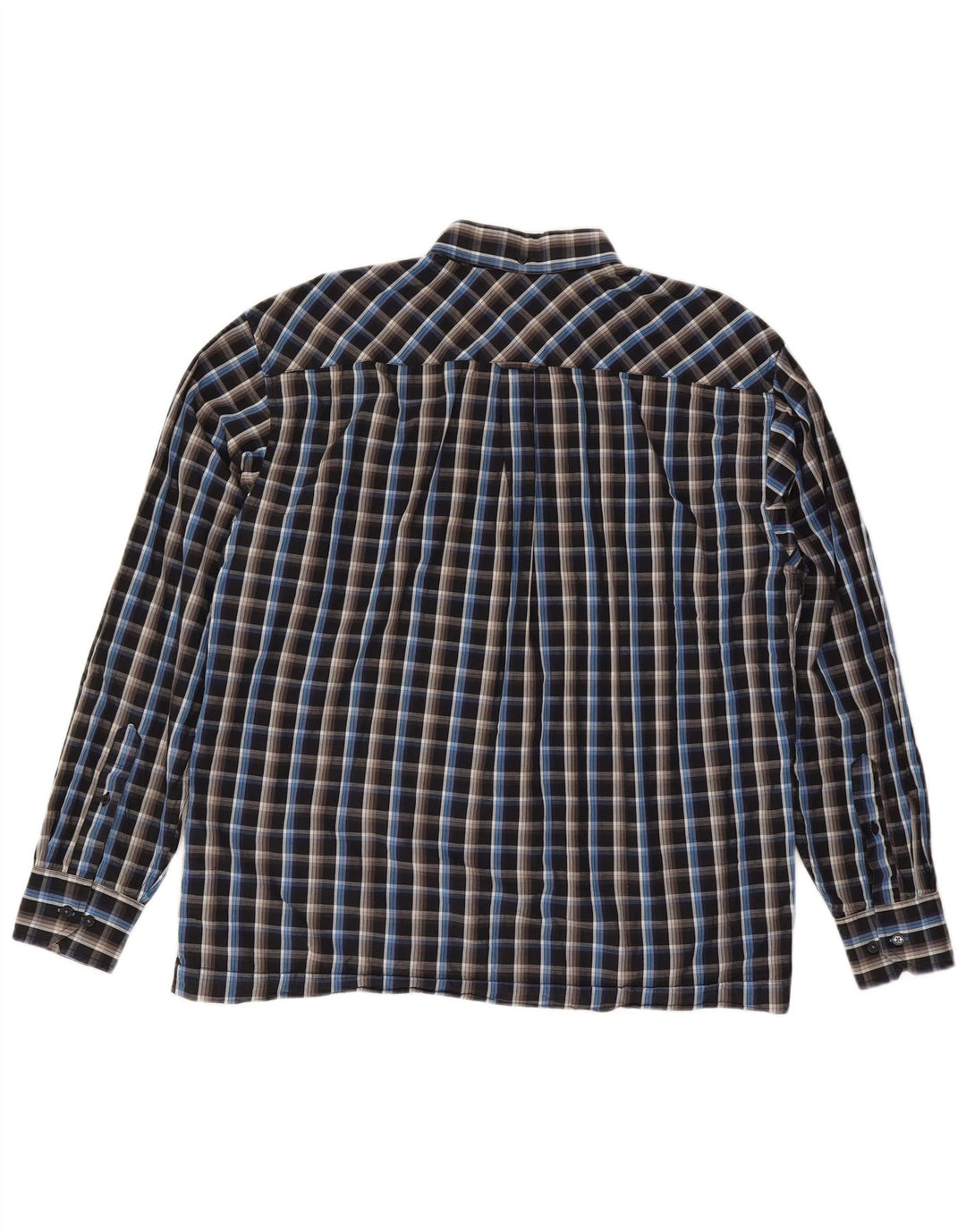Ben Sherman herreskjorte 2XL sort ternet bomuld