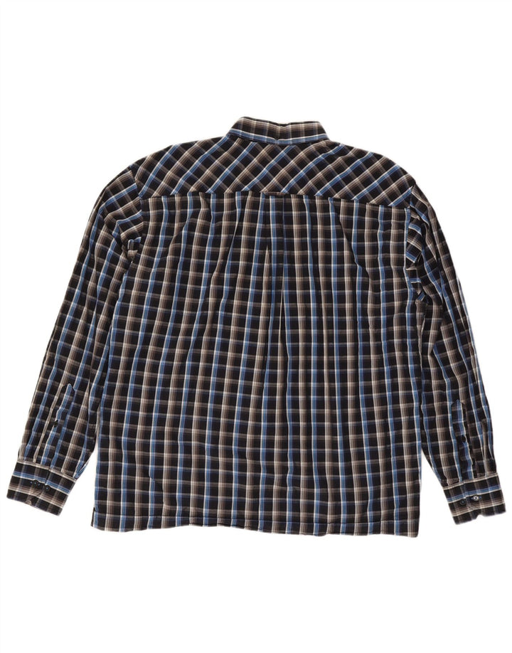 Ben Sherman herreskjorte 2XL sort ternet bomuld