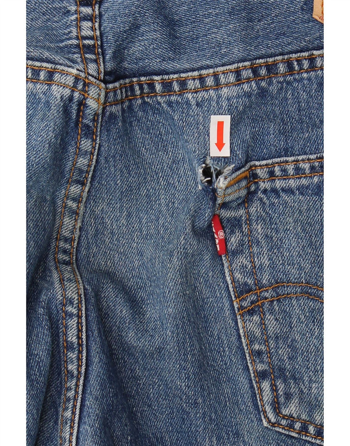 Levi's Herre 501 lige jeans W36 L28 blå bomuld