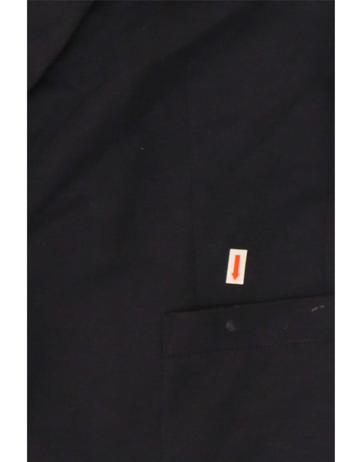 John Lewis Dame 1 Knap Blazer Jacket UK 14 Medium Navy Blue Polyester