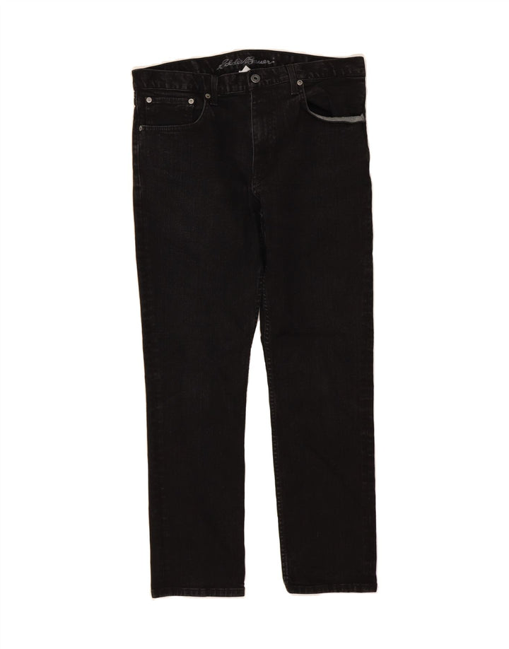 EDDIE BAUER Mens Slim Jeans W33 L30 Black Cotton Vintage Eddie Bauer and Second-Hand Eddie Bauer from Messina Hembry 