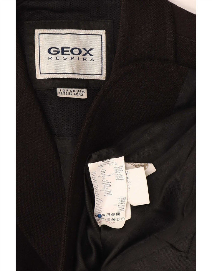 Geox Herre Respira 3-knaps blazerjakke UK 42 XL Sort Uld