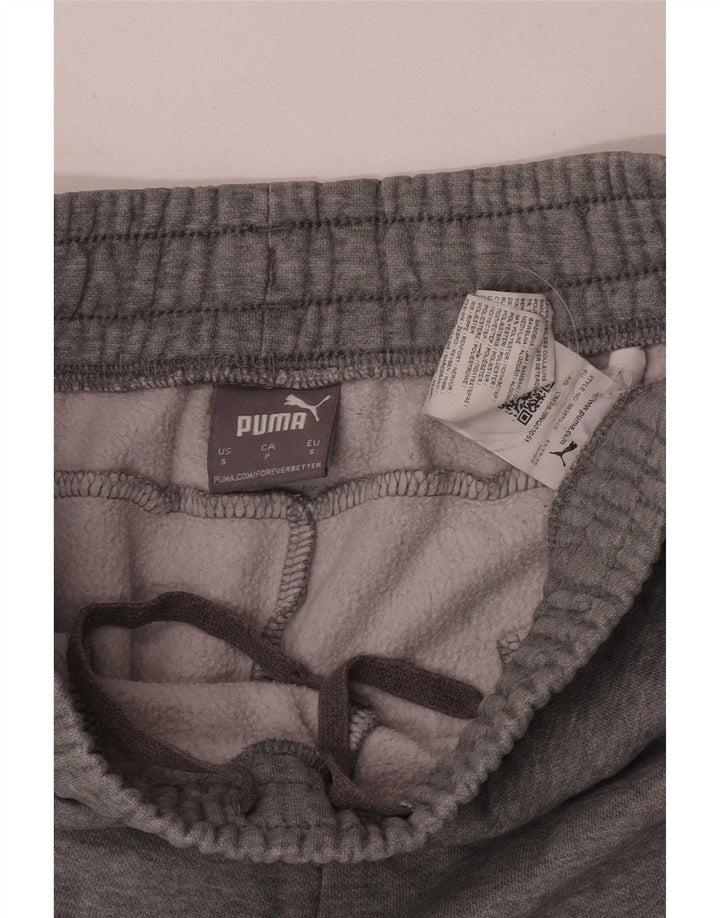 Puma Træningsdragt bukser til mænd Joggers Små grå flækkede bomuld