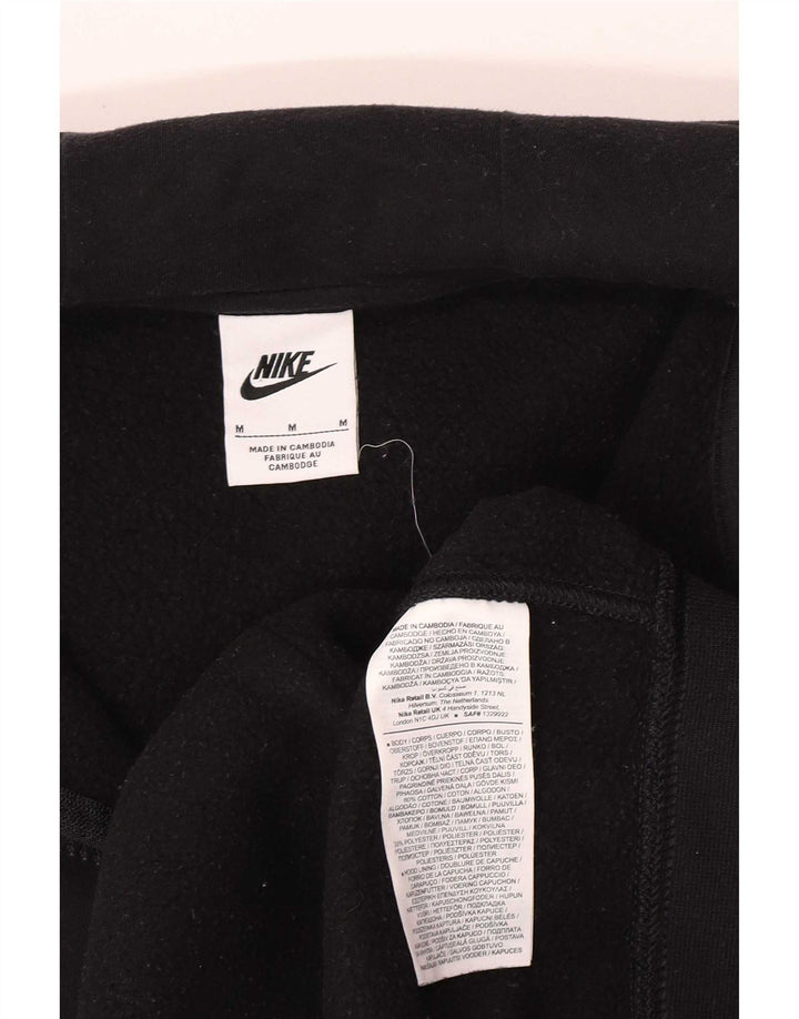 Nike hættetrøje med lynlås til mænd mellem sort bomuld
