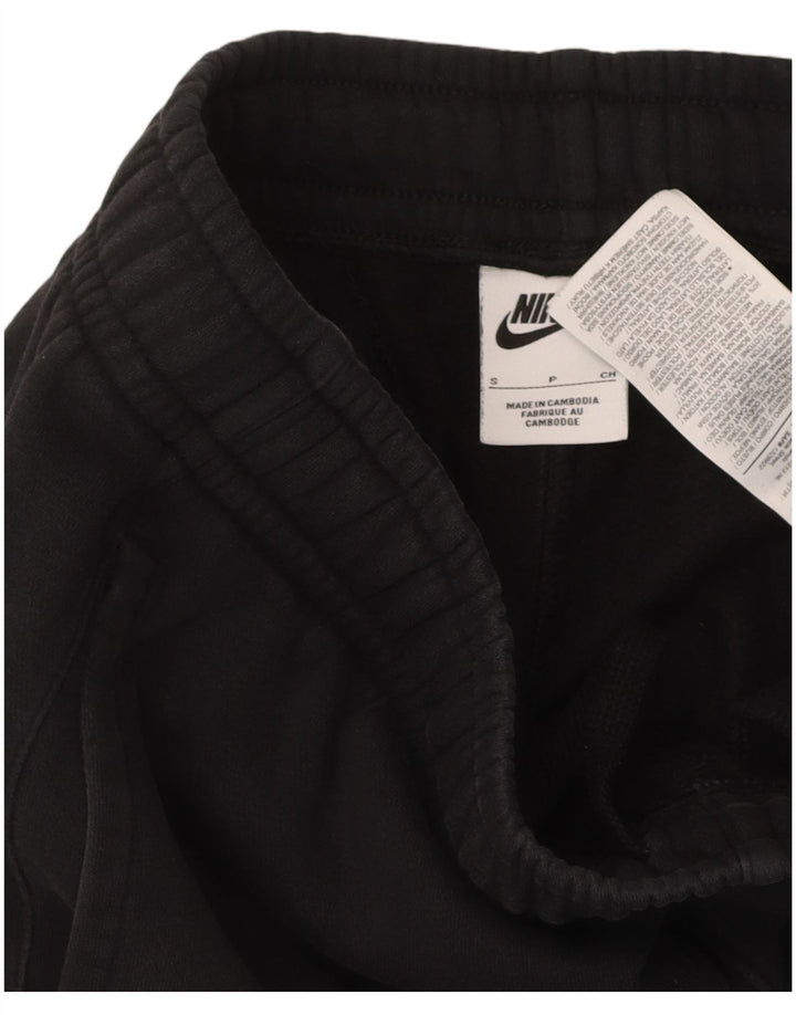 NIKE Mens Tracksuit Trousers Joggers Small  Black Cotton