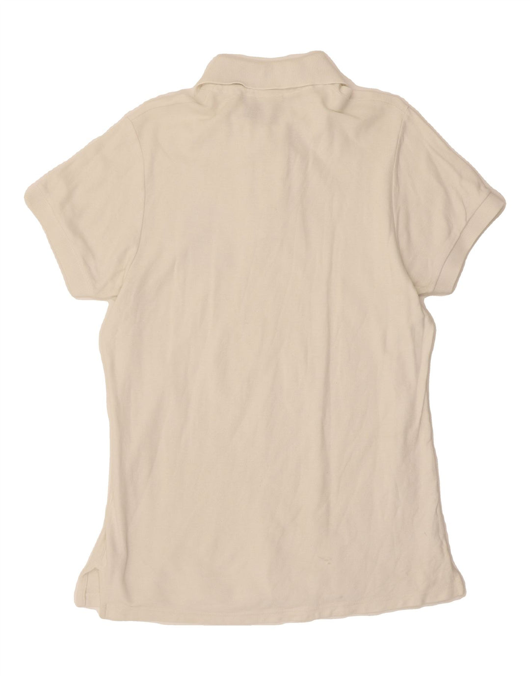 FRANKLIN MARSHALL Mens Polo Shirt Medium Off White Cotton Vintage Franklin Marshall and Second-Hand Franklin Marshall from Messina Hembry 