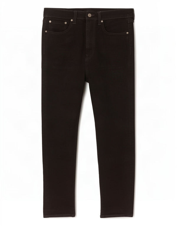 Levi's Herre 522 Slim Tapered Jeans W32 L30 Sort Bomuld