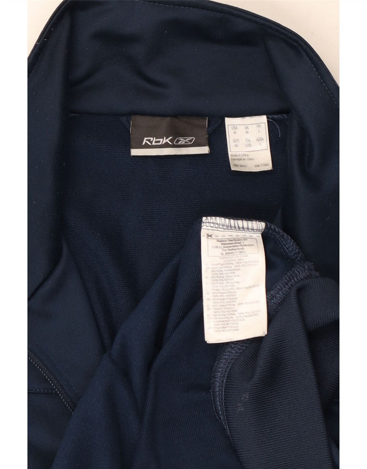 Reebok Træningsdragt til mænd Topjakke Medium Marineblå Colourblock Polyester