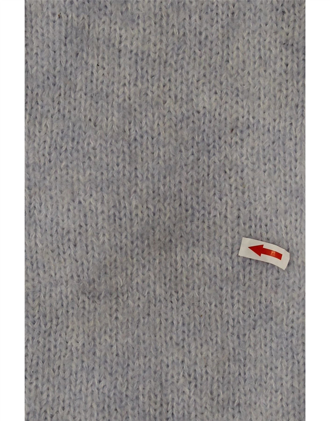 Zara Dame Oversized Crew Neck Jumper Sweater UK 18 XL Blå Polyester