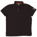 Helly Hansen Herre Grafisk Polo Shirt 2XL Sort Bomuld