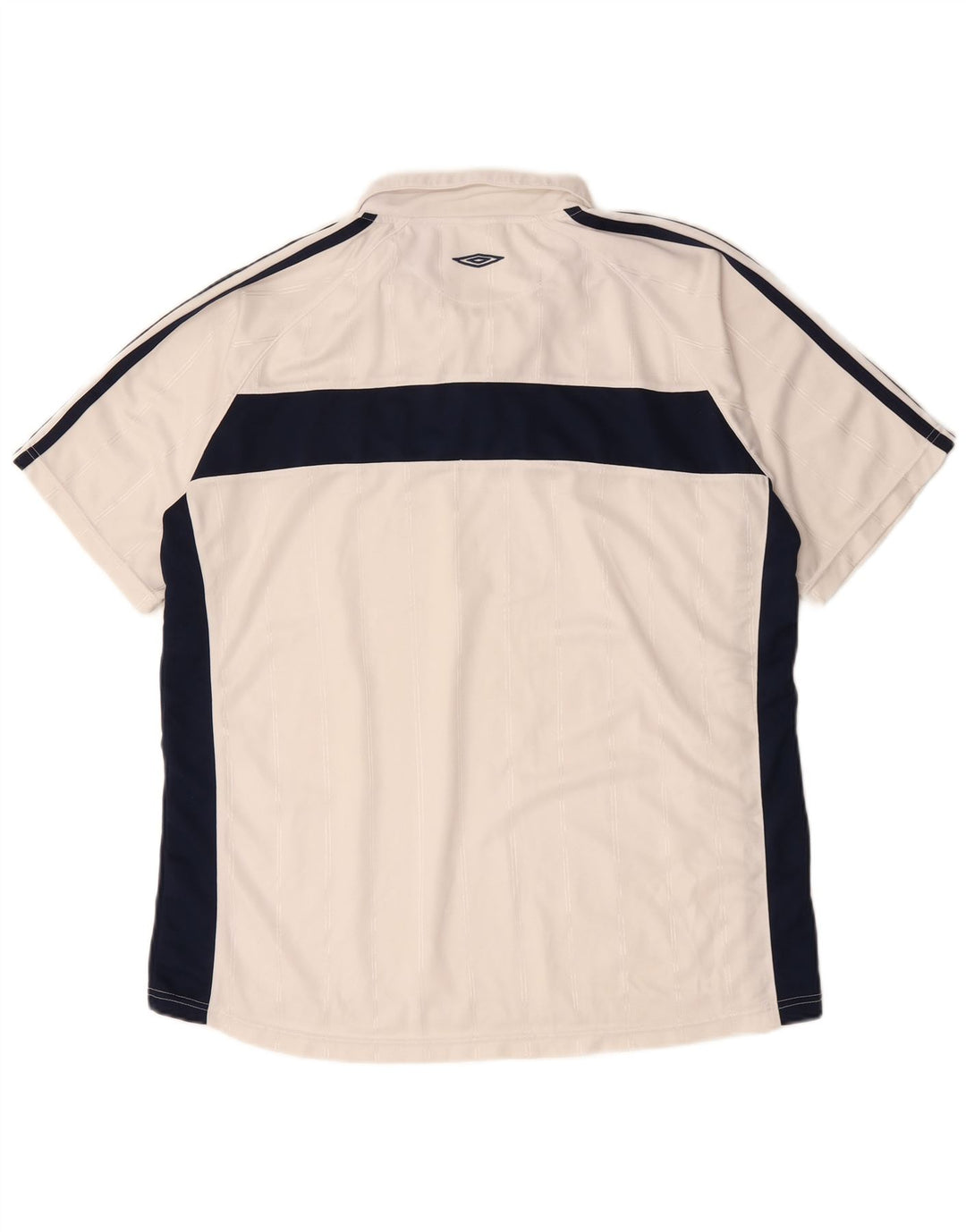 UMBRO Poloskjorte til mænd XL Hvid Colourblock Polyester