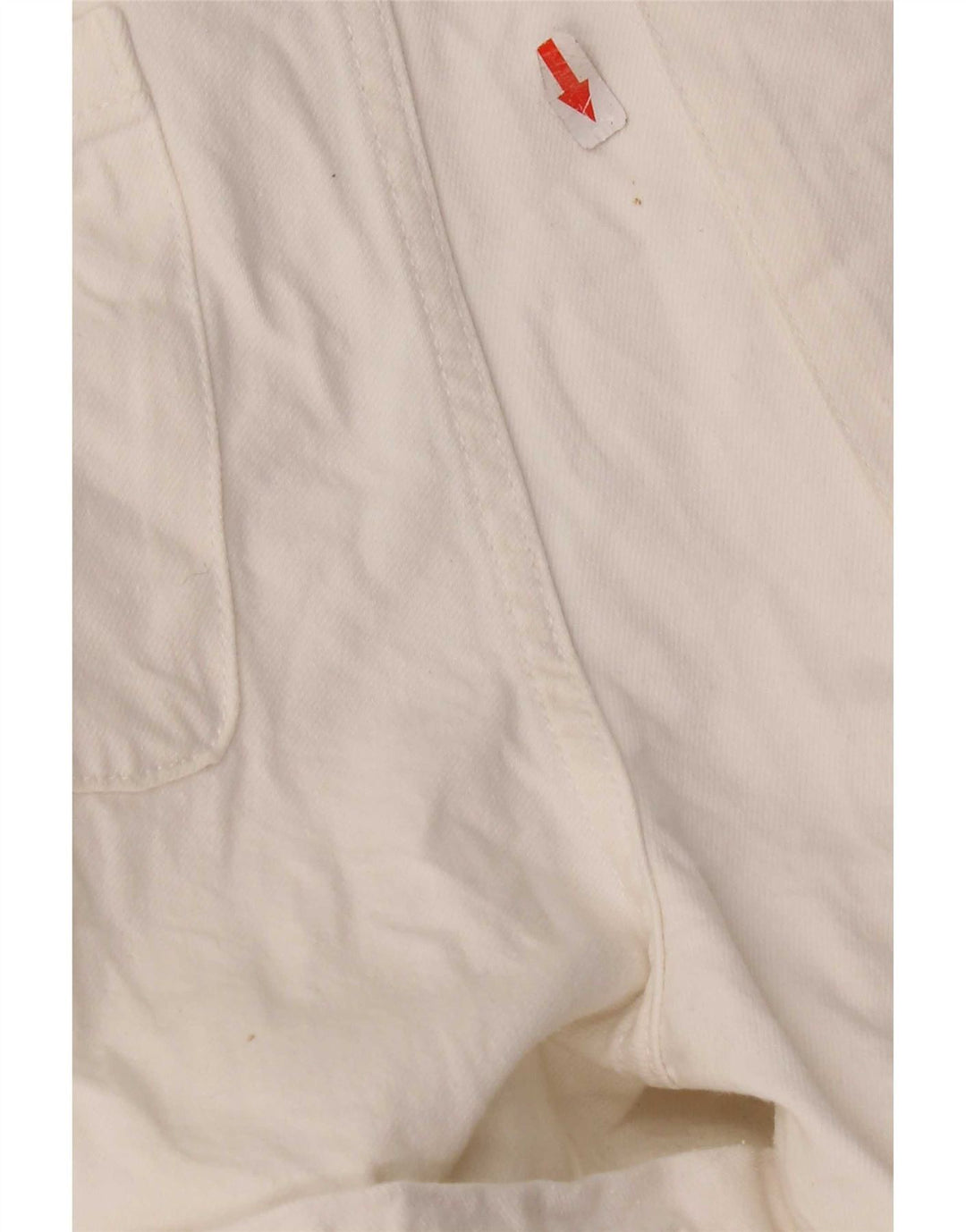 Zara Girls Denim Playsuit 13-14 År Hvid Bomuld