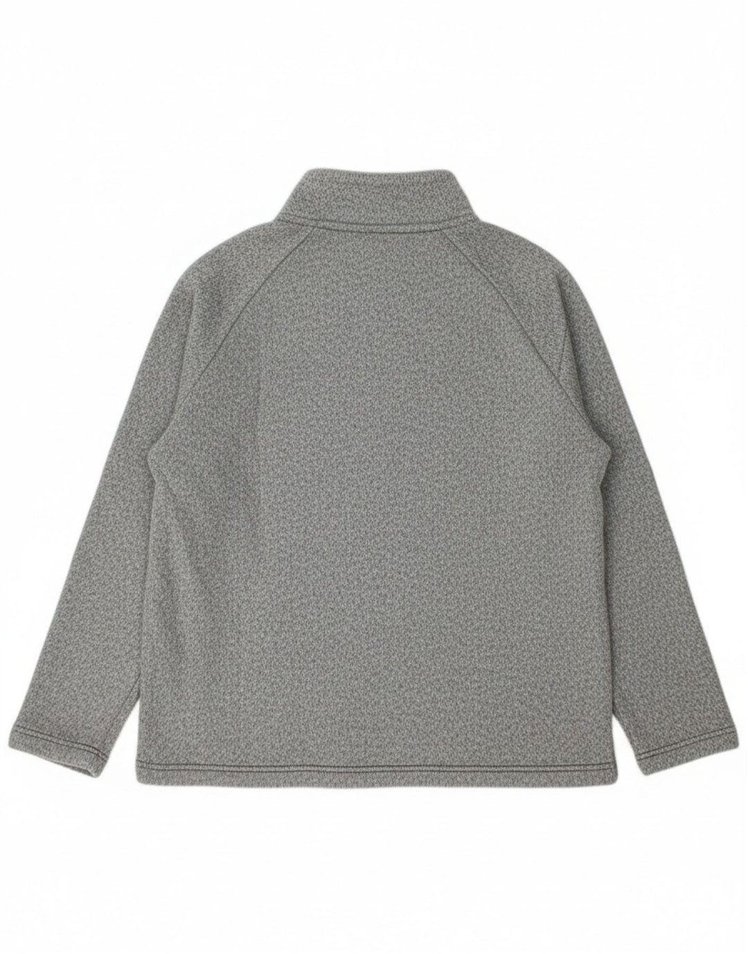 EDDIE BAUER Womens Button Neck Sweatshirt Jumper UK 16 Large Grey