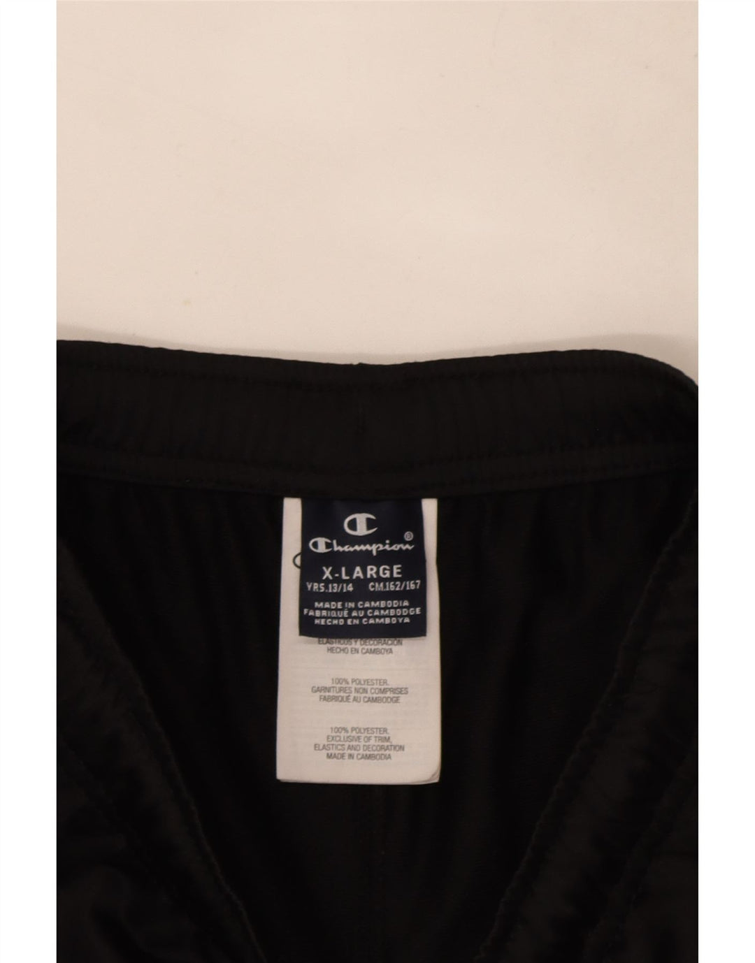 Champion Boys træningsdragt Bukser Joggers 13-14 år XL Sort Polyester