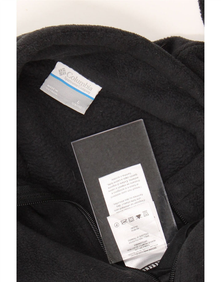 COLUMBIA Fleecejakke til drenge 14-15 år Stor sort polyester
