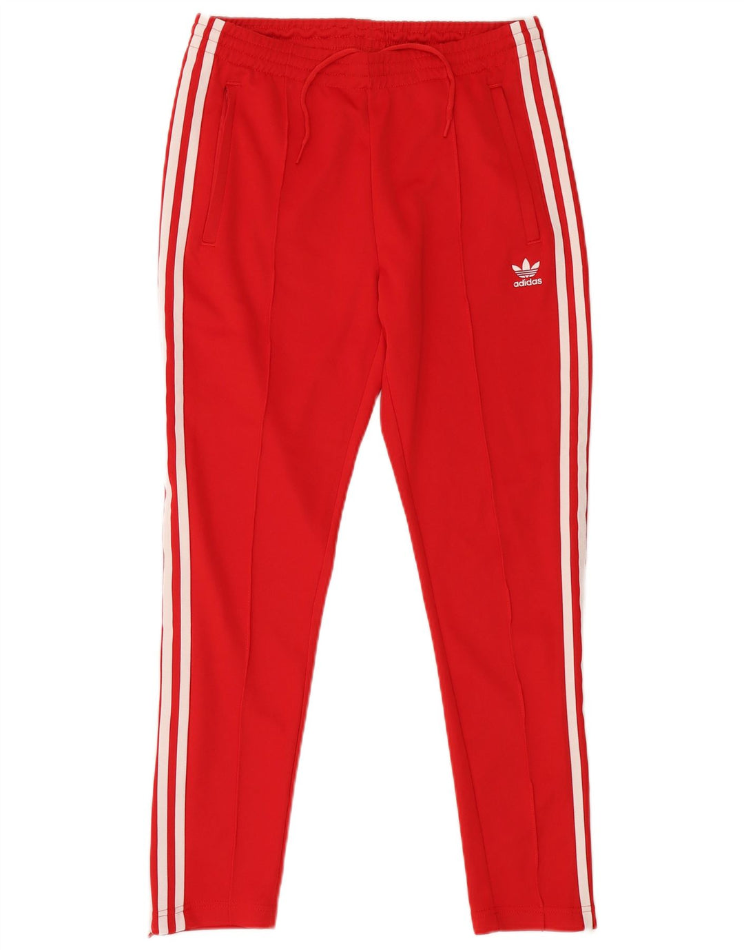 ADIDAS Træningsdragtsbukser til kvinder UK 12/14 Medium Rød Polyester