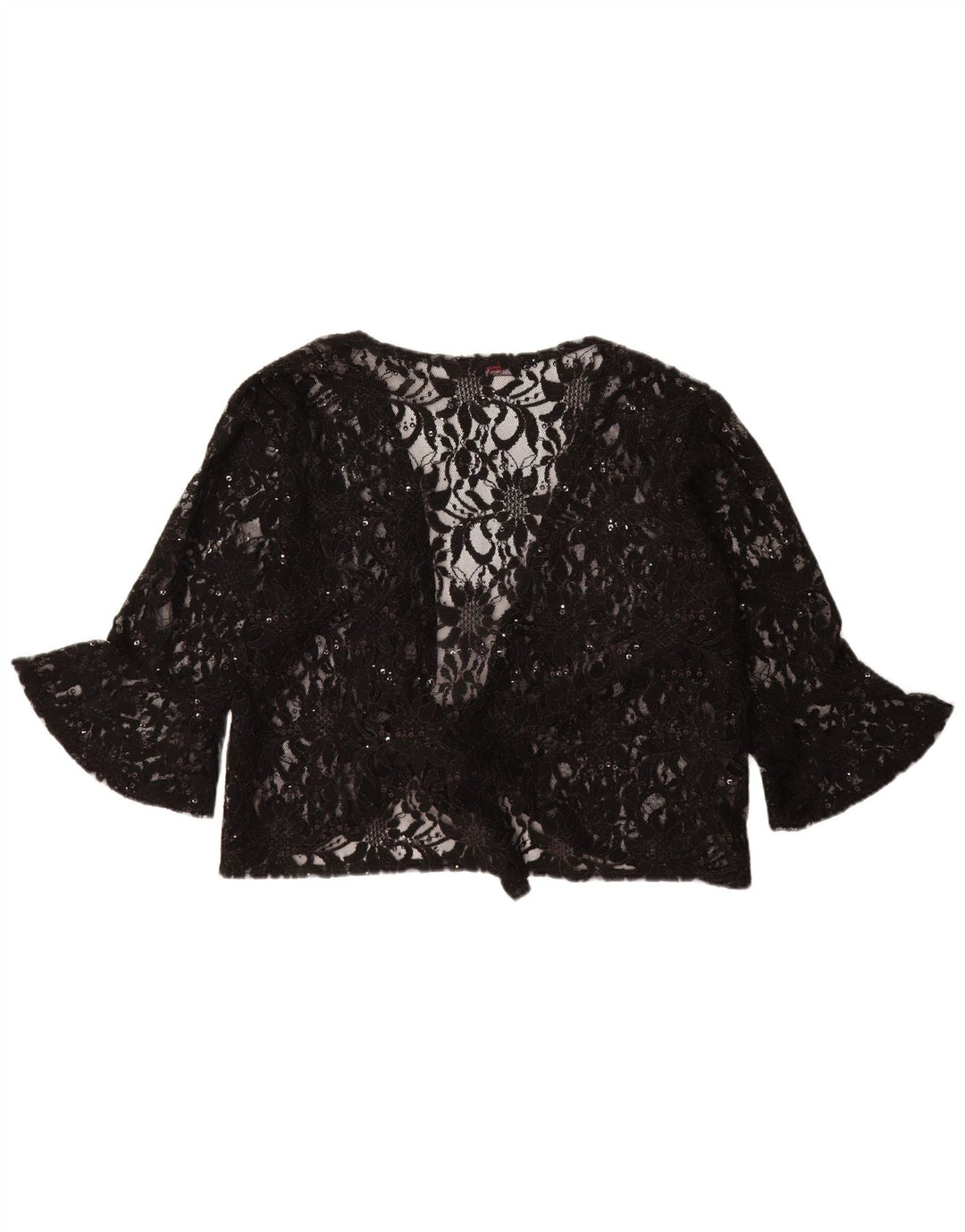 Nouvelle Womens Front Tie Se Through Top UK 20/22 2XL Black Floral