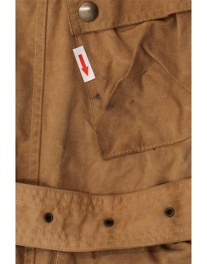 Belstaff Herre vokset bomuldsjakke UK 40 Stor Brun
