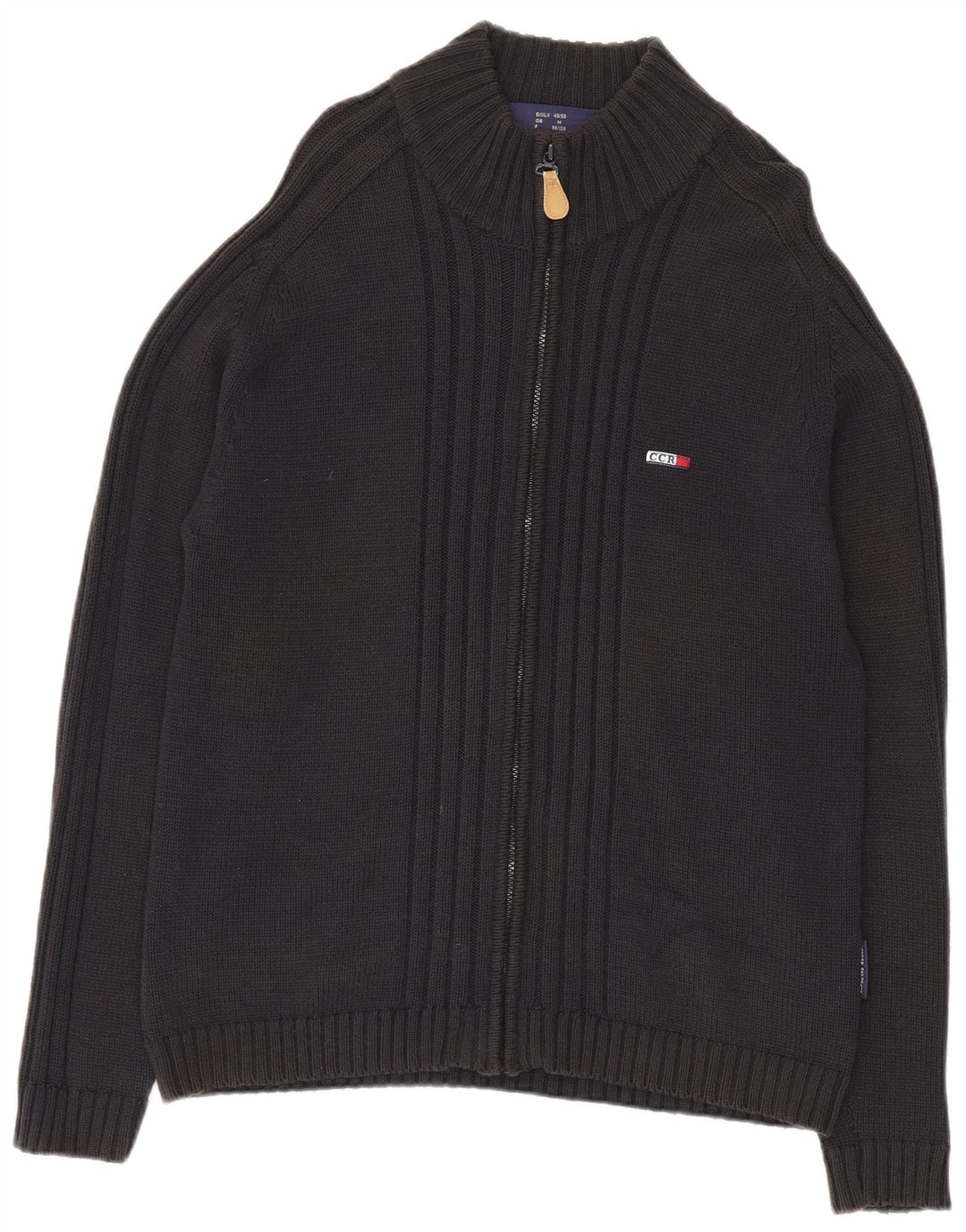 BOMULD REPUBLIK Herre cardigan sweater Medium marineblå bomuld