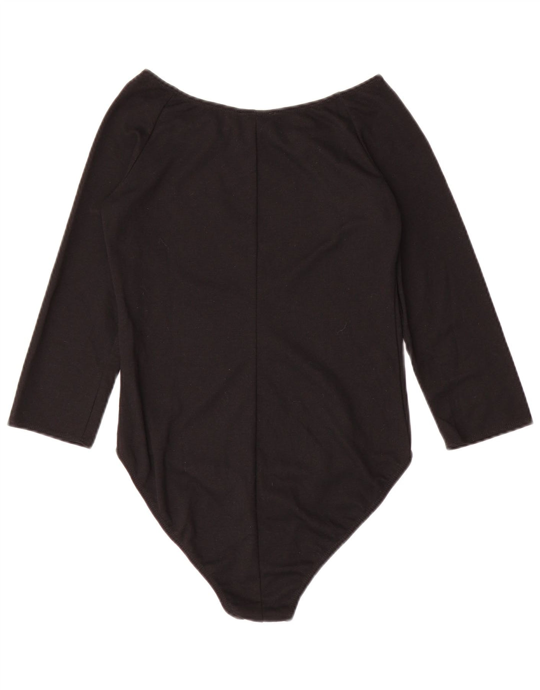 Zara Bodysuit med 3/4 ærmer til kvinder UK 12 Medium Sort Polyester